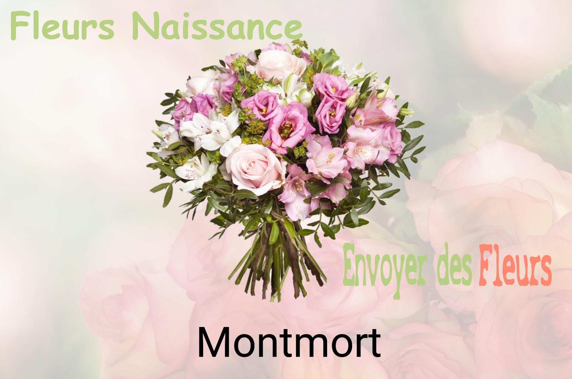Bouquet de fleurs de naissance livré à Montmort